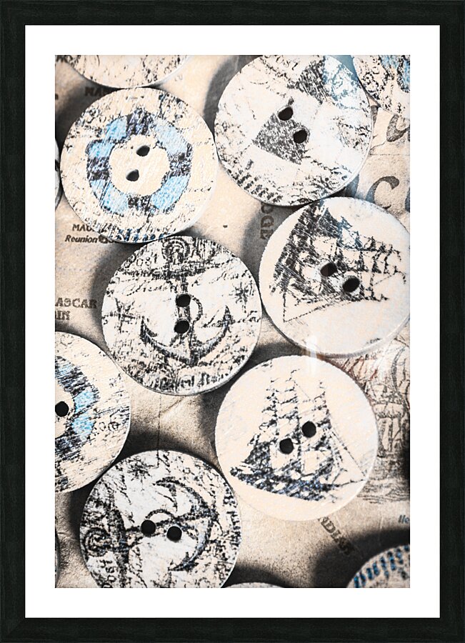 Fashioning the ship quarters Picture Frame print