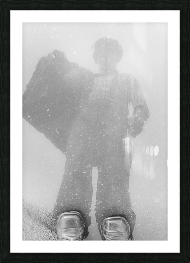 Reflections of an early settler Picture Frame print