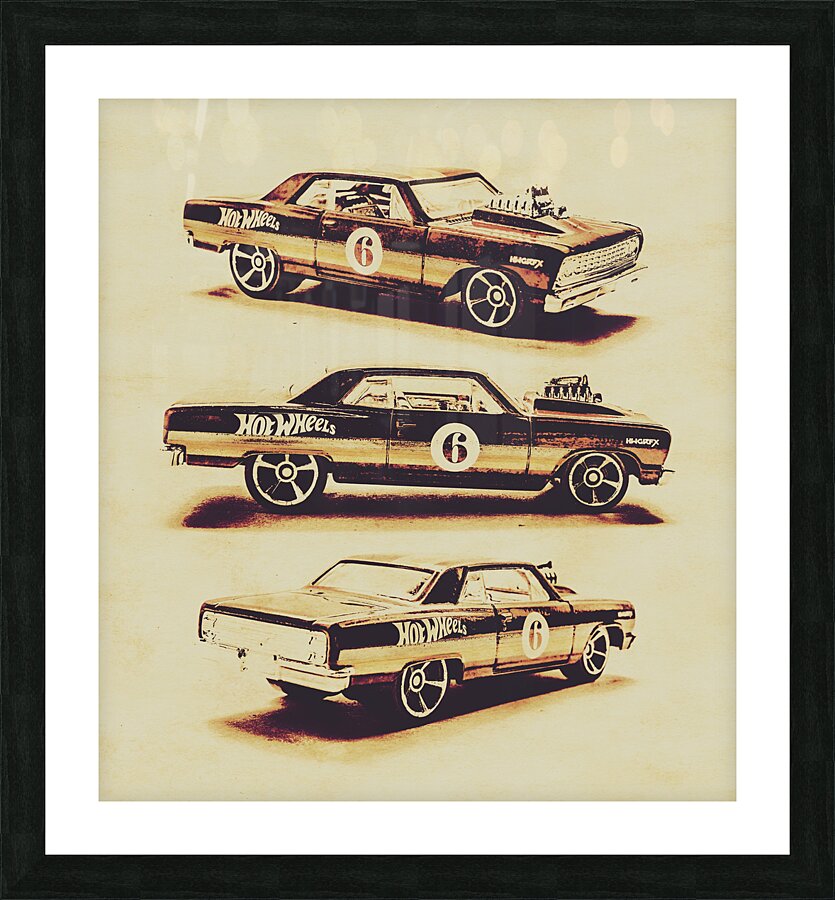 Miniature muscle Picture Frame print