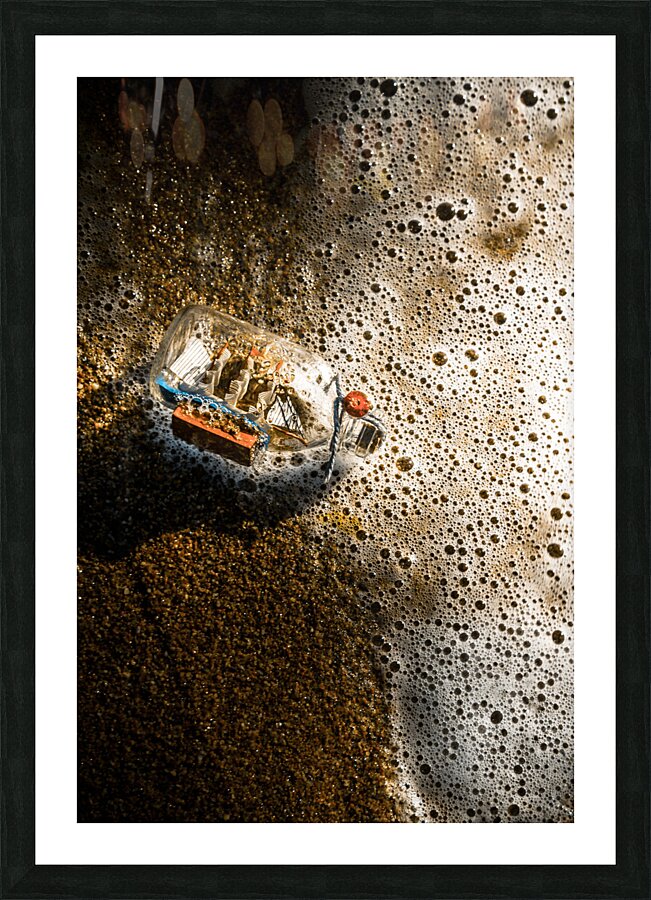 The tide and its takers Picture Frame print