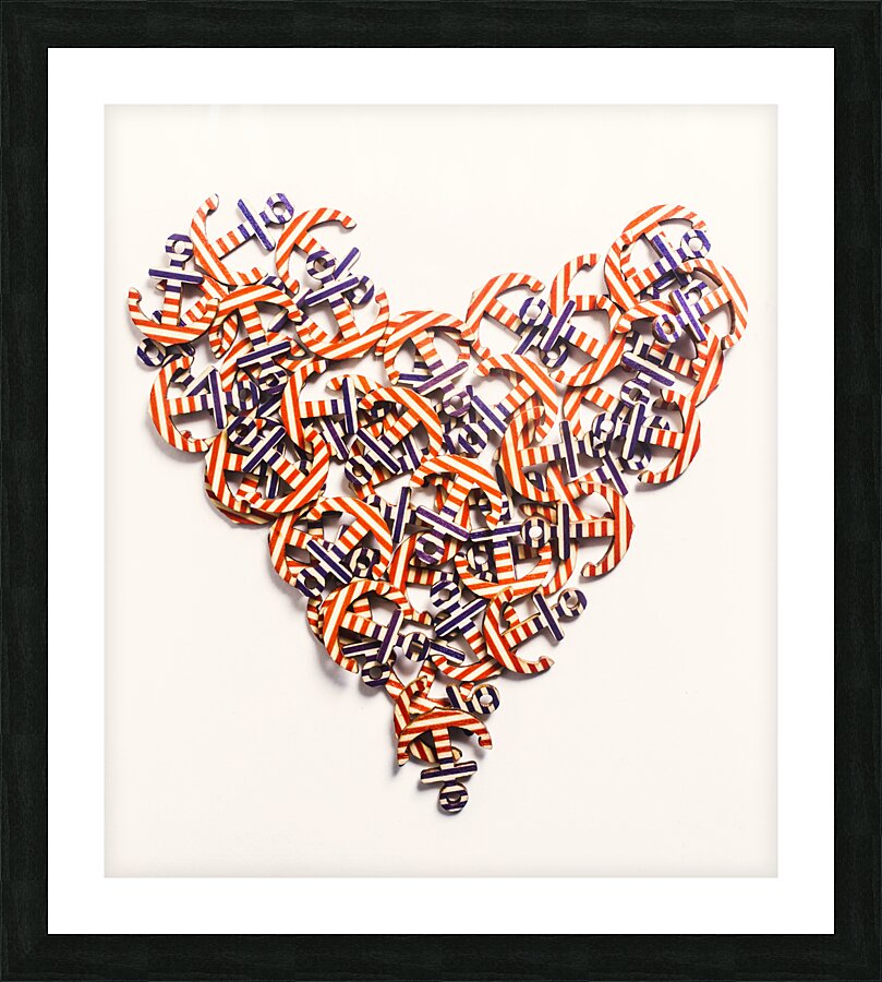 Anchor heart Picture Frame print