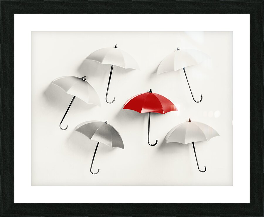 Parasol pop Picture Frame print