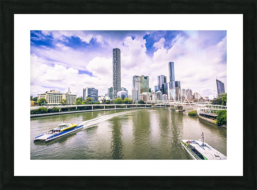 Modern urbanism Picture Frame print