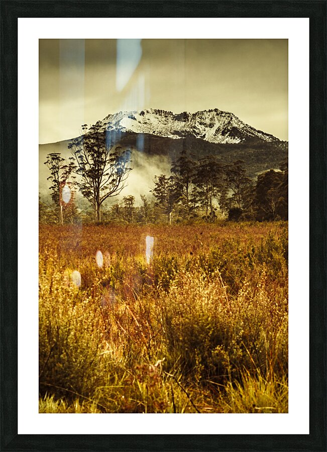 Mt Gell. Tasmania national park of Franklin Gordon Picture Frame print