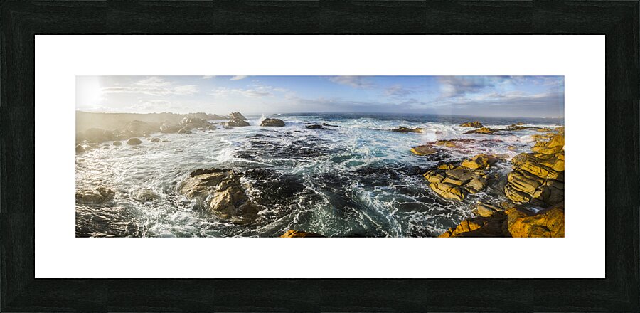 Seas of the wild west coast of Tasmania Picture Frame print