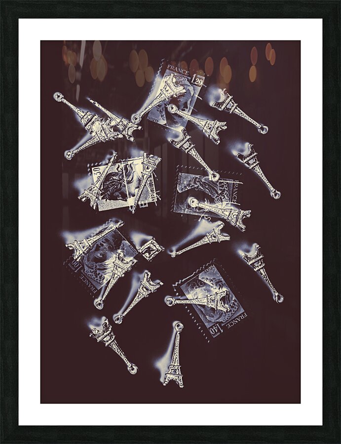 Paris post Picture Frame print