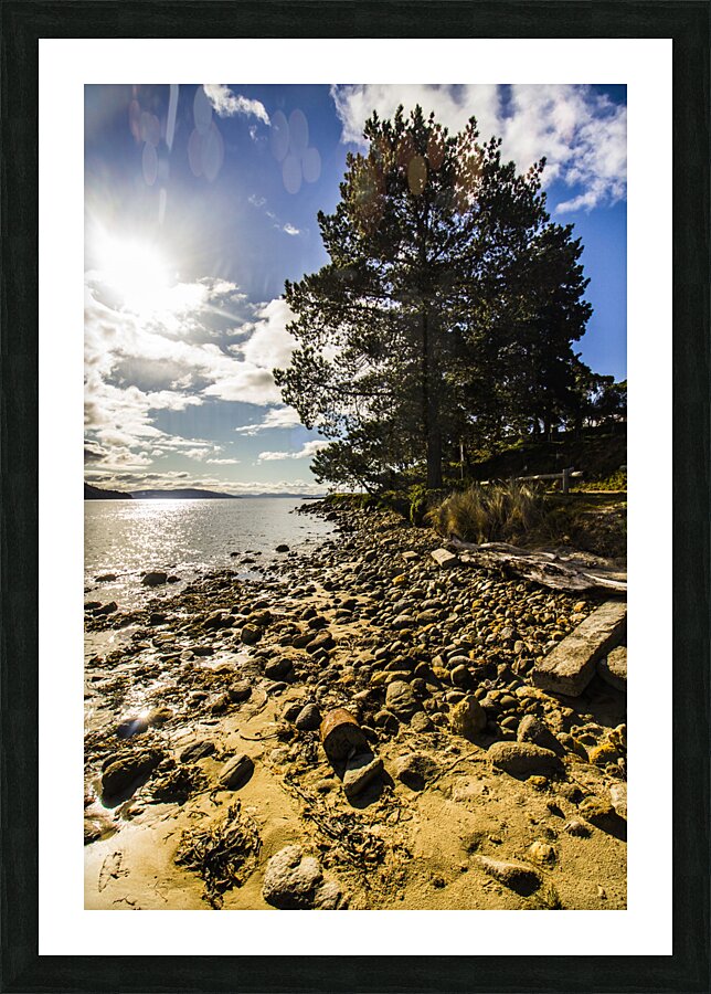 Rugged seascape Picture Frame print