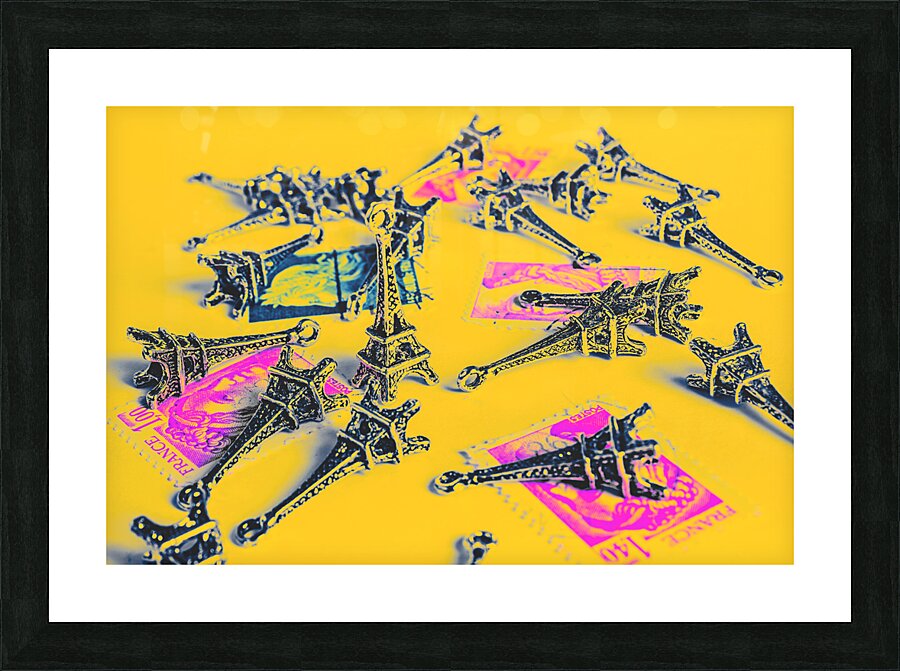 France romance Picture Frame print