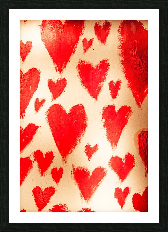 Romance in art Picture Frame print