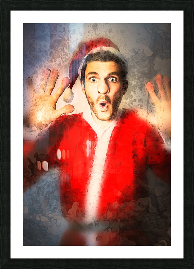 Last minute christmas shopping Picture Frame print