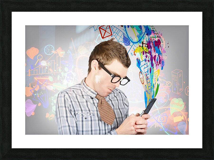 Smartphone apps Picture Frame print