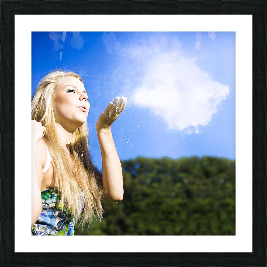 Cloud Creation With A Puff Of Magic Picture Frame print