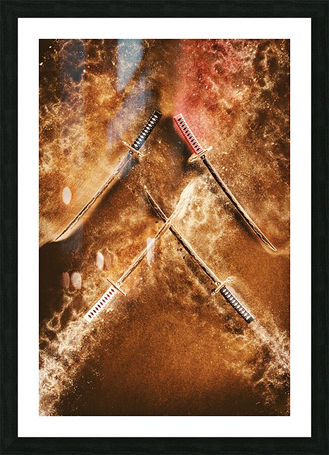 Empires of sand Picture Frame print