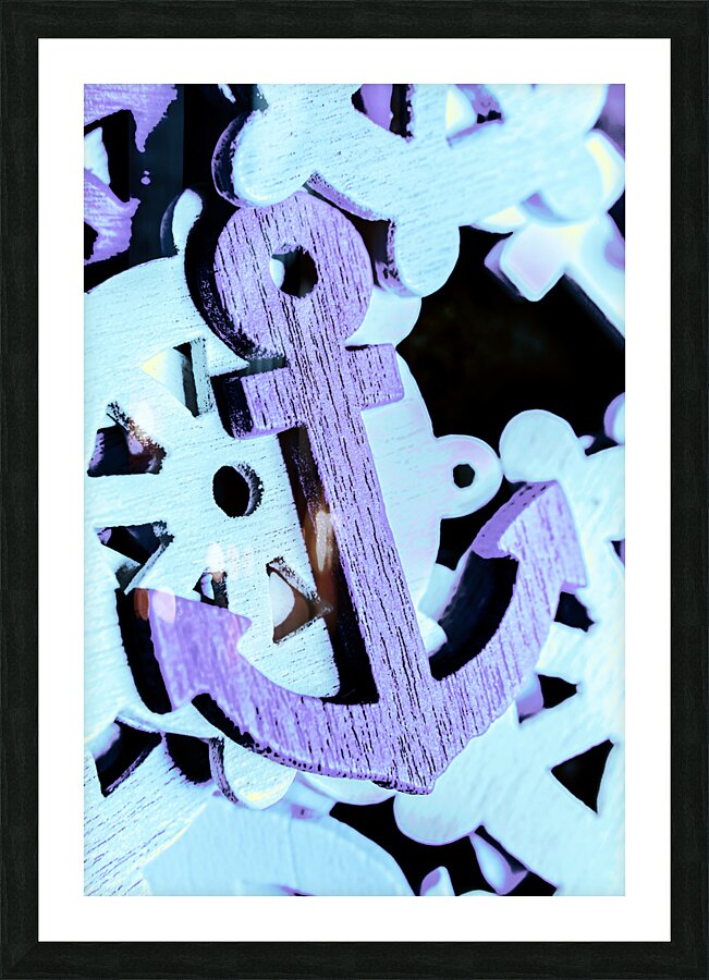 Hooked on sea travel Picture Frame print