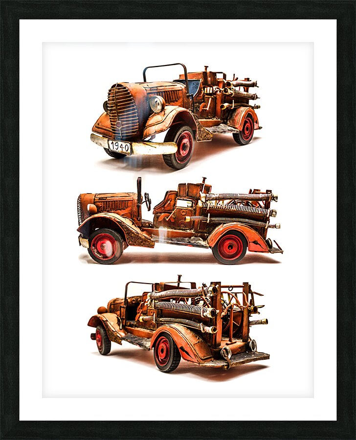 The Fire Department Picture Frame print