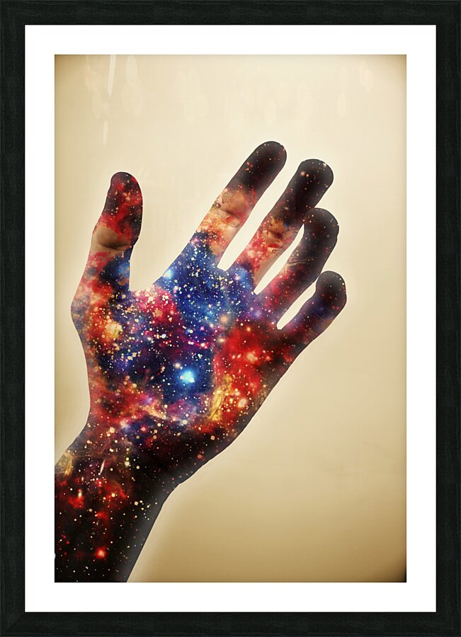 Conscious creator in awakening Picture Frame print