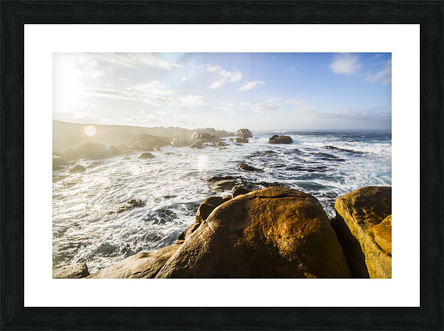 Pristine Tasmanian coast Picture Frame print