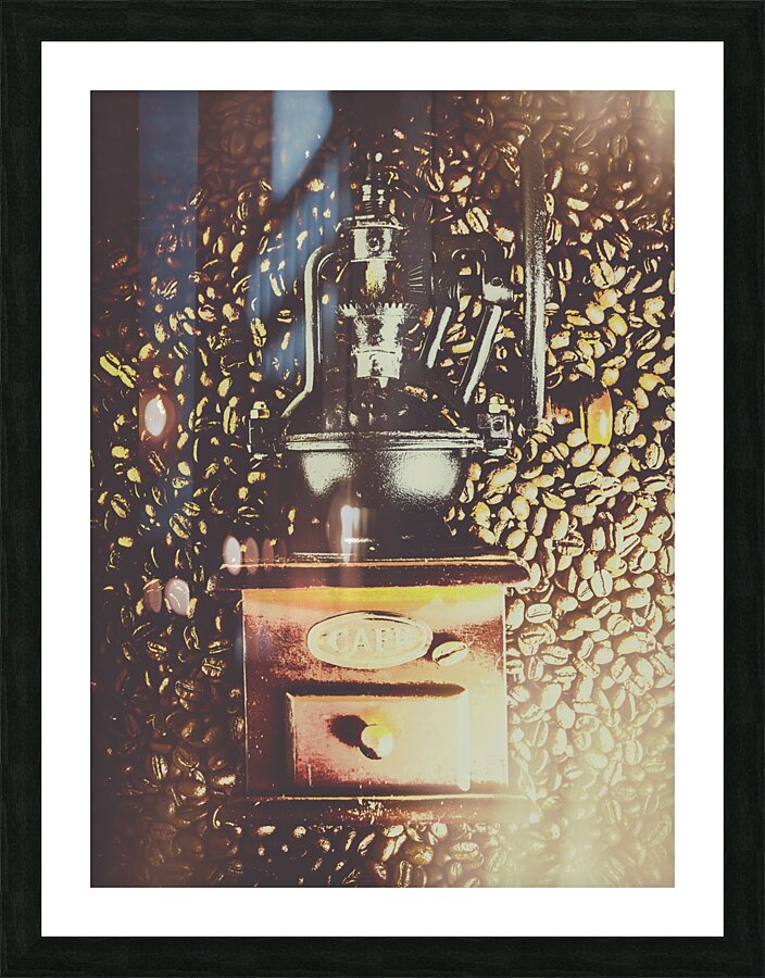 Traditional cafe Picture Frame print