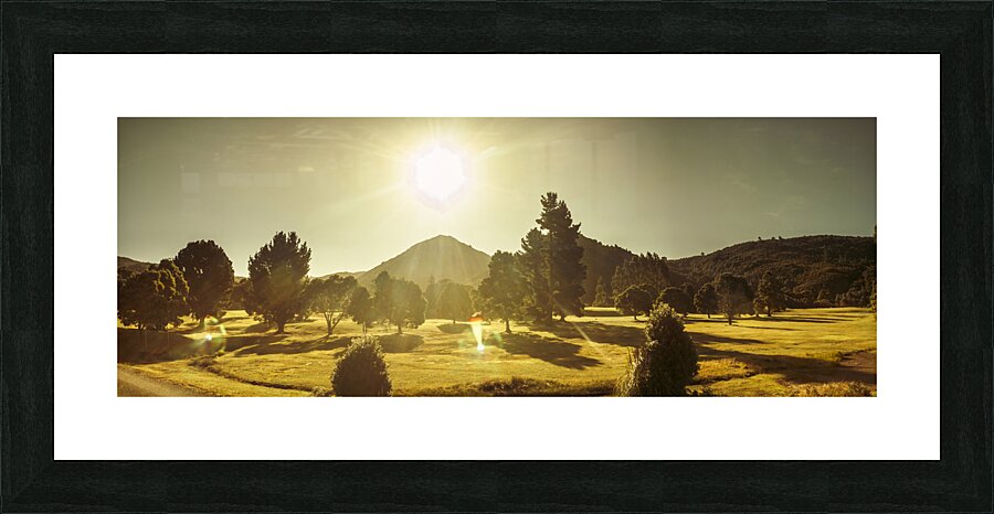 Zeehan Golf Course Picture Frame print