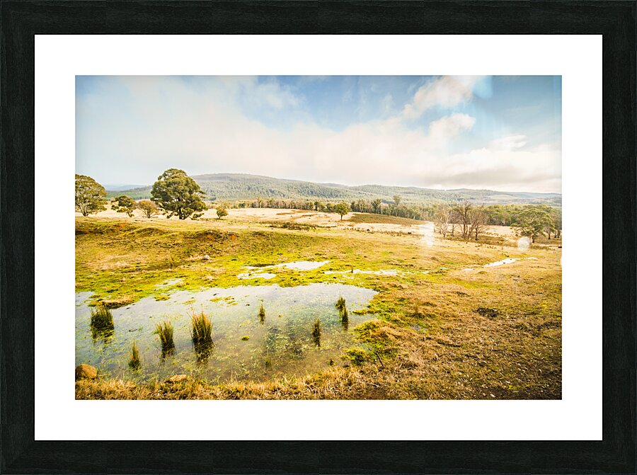 Ellendale Tasmania Background Picture Frame print