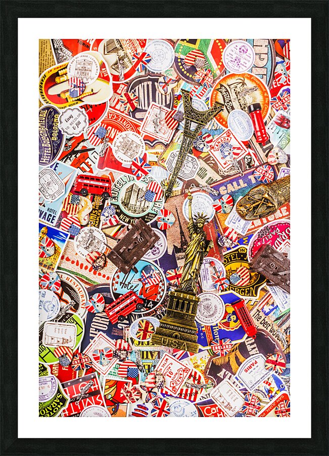 The world hotel Picture Frame print