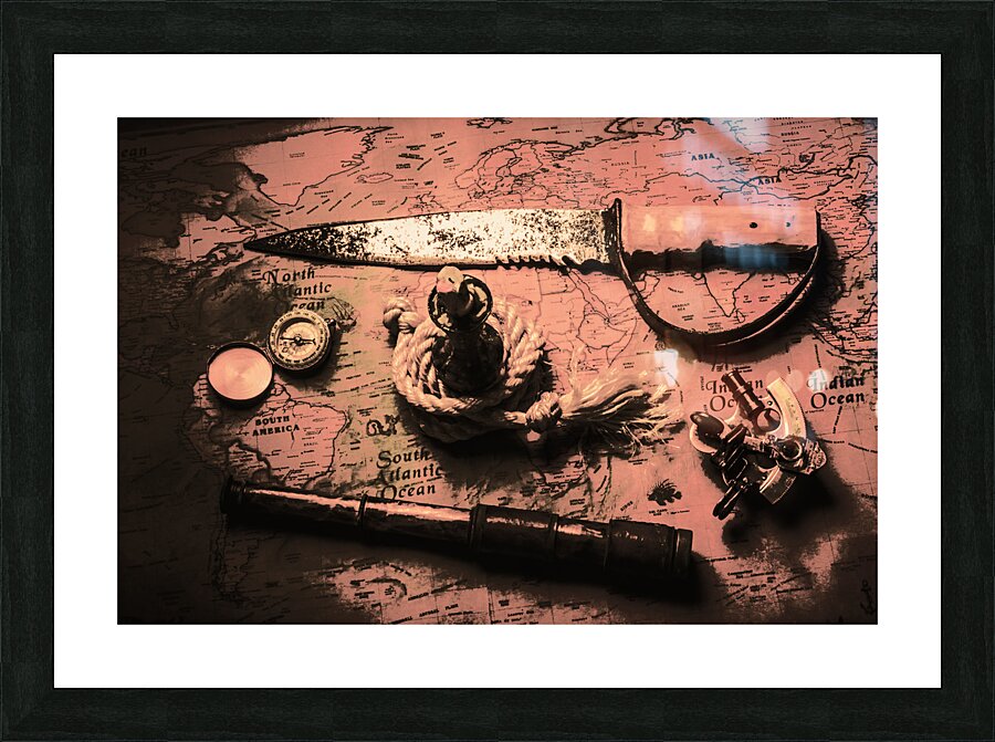 Navigating nostalgia Picture Frame print