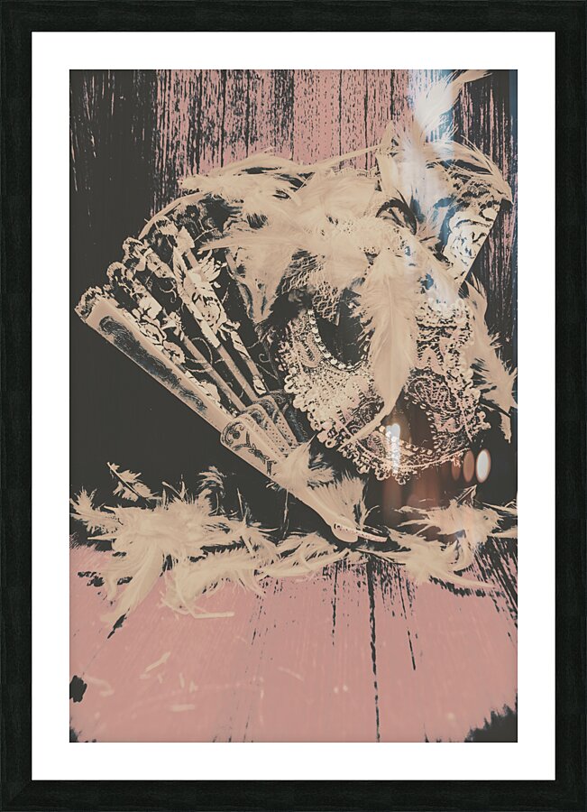 Scene from a country and western cabaret  Picture Frame print