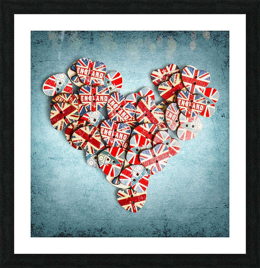 Pride of Britain Picture Frame print