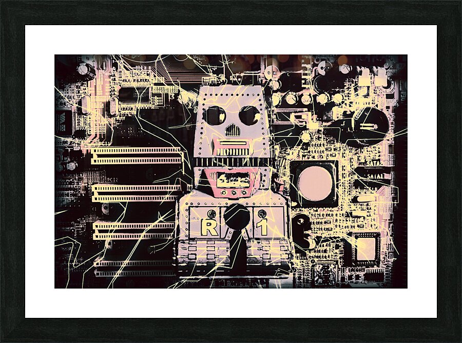 Cybernetic systems Picture Frame print