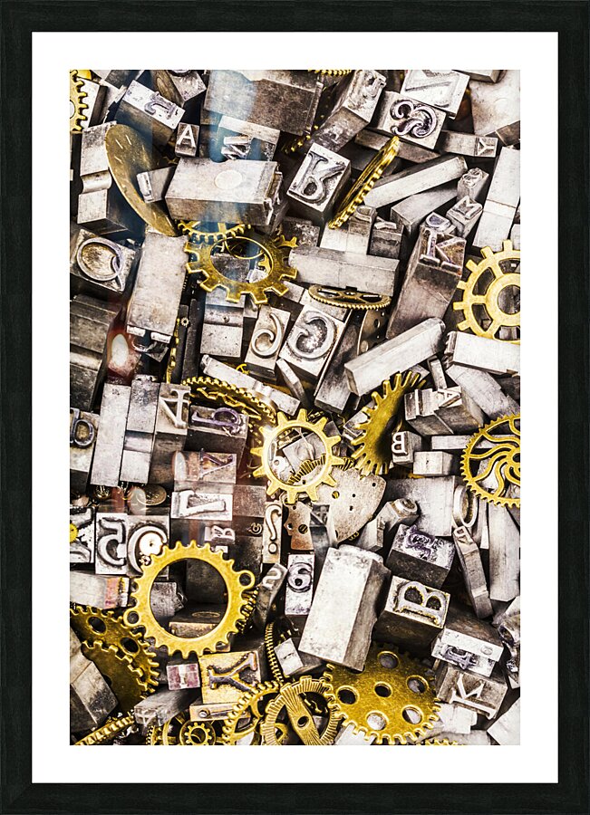 Mechanical machinations Picture Frame print