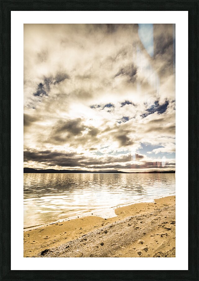 Wondrous tropical beach Picture Frame print