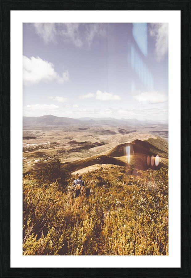 Wonderful west coast Tasmania views Picture Frame print