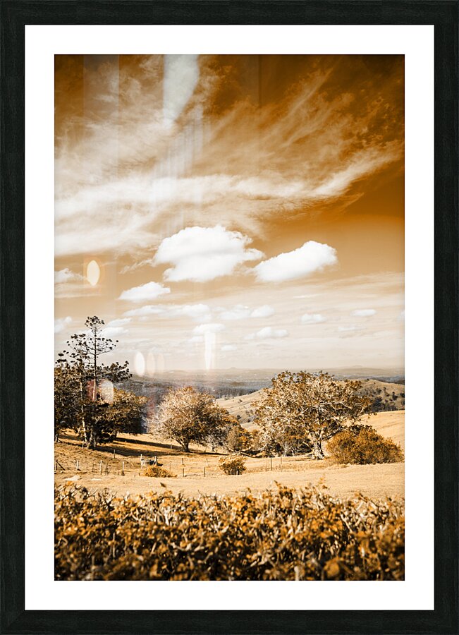 Australian Landscape Photo Of Maleny Hinterland Picture Frame print