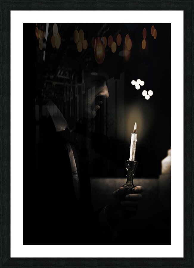 Light In Darkness Picture Frame print