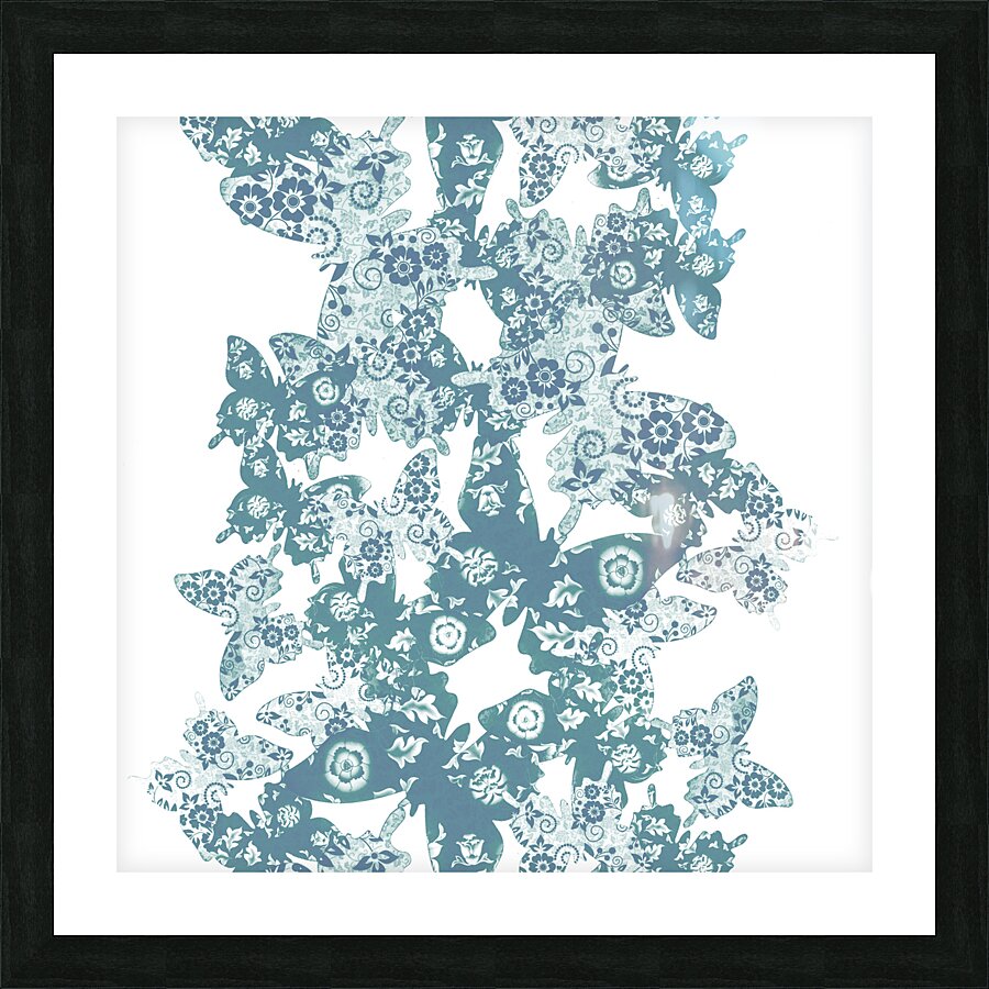 Traces of patterned beauty Picture Frame print