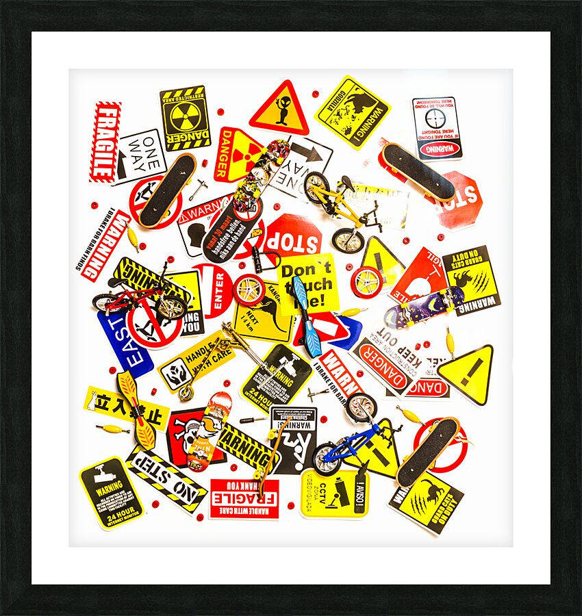 Care-free-style Picture Frame print