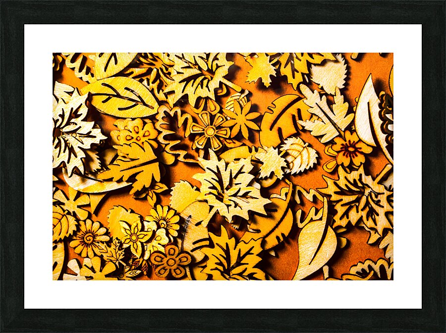 Wooden woodland Picture Frame print