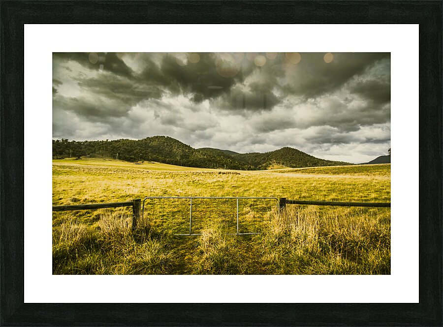 Royal George farm scene Picture Frame print