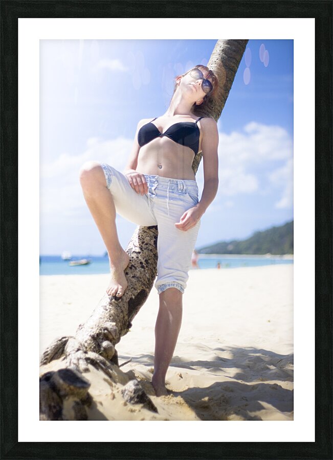 Travel Oasis Getaway Picture Frame print