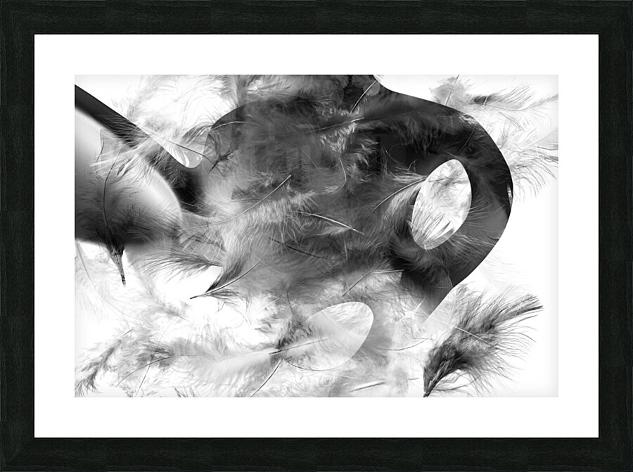 illusory design Picture Frame print