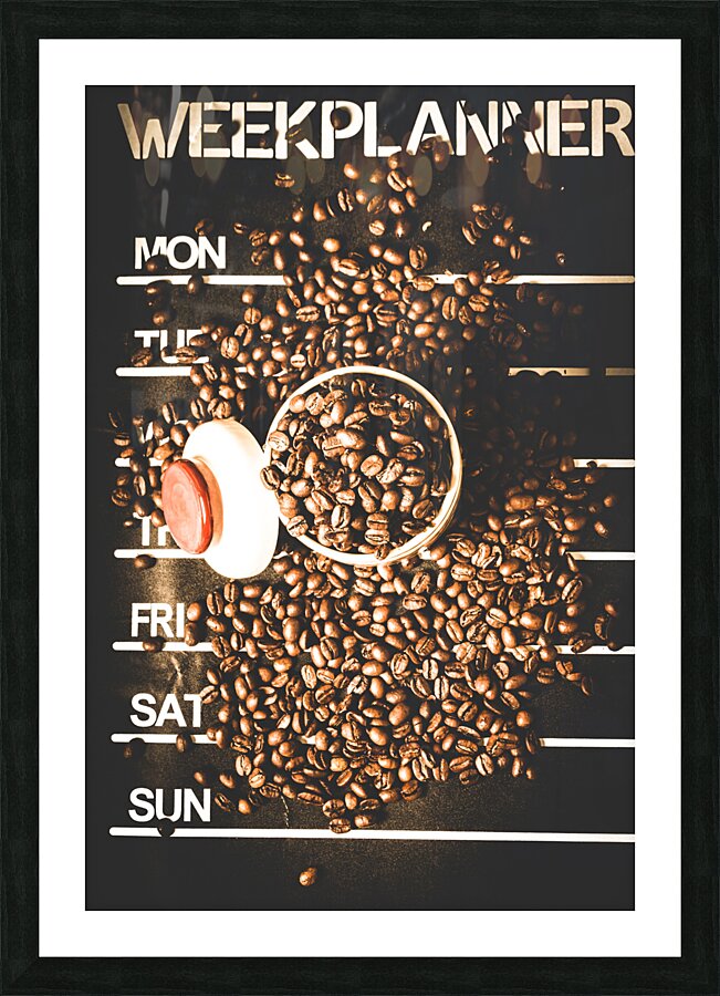 Coffee on the menu Picture Frame print