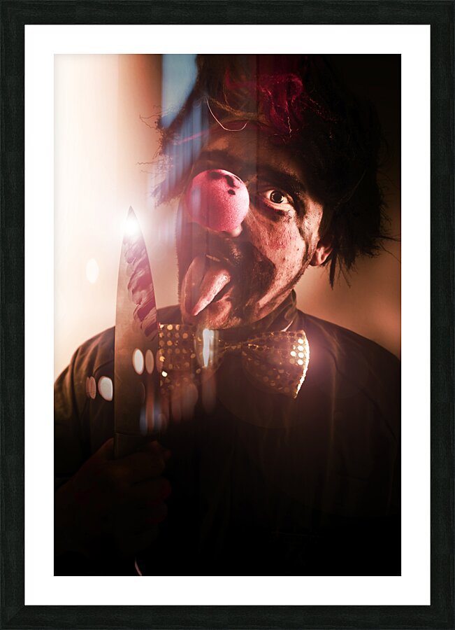Mr Evil The Clown Picture Frame print