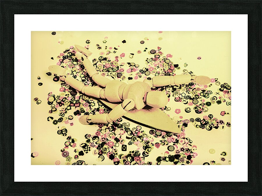 Carving waves Picture Frame print