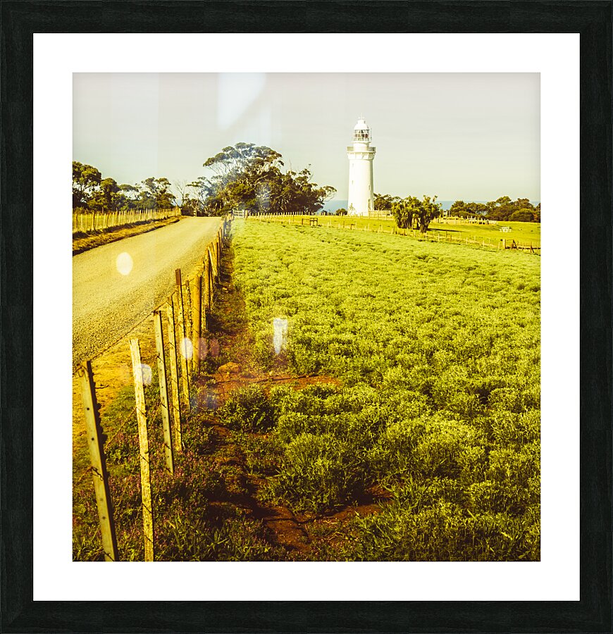 Table Cape Lighthouse Picture Frame print