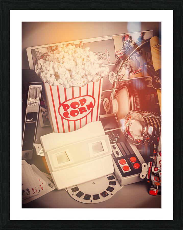 Faded flashback Picture Frame print