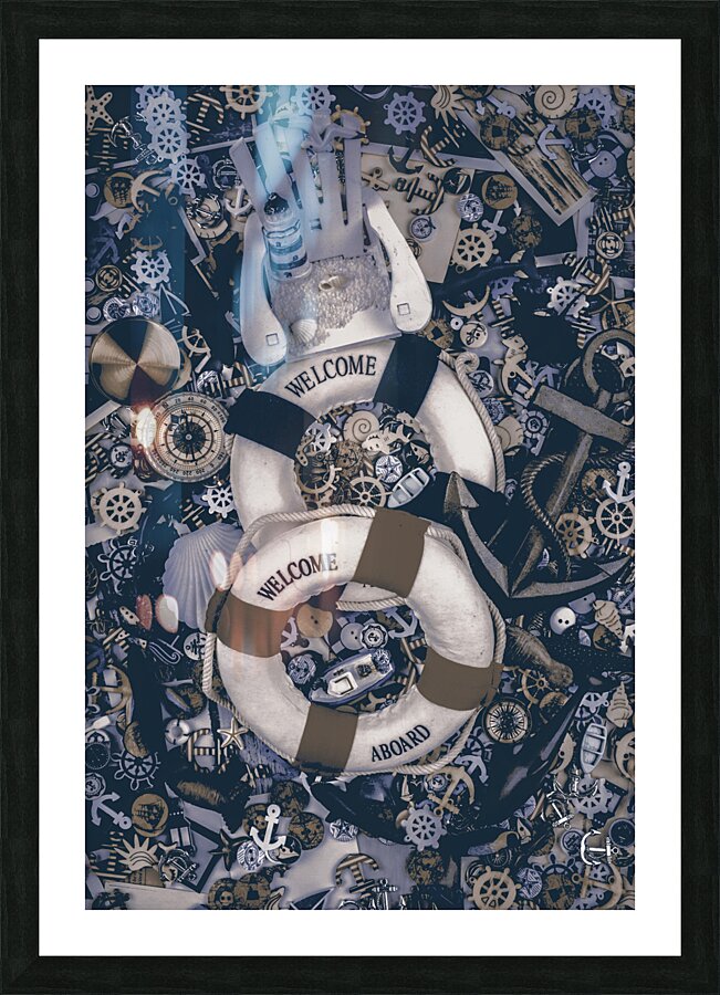 Circular bay Picture Frame print