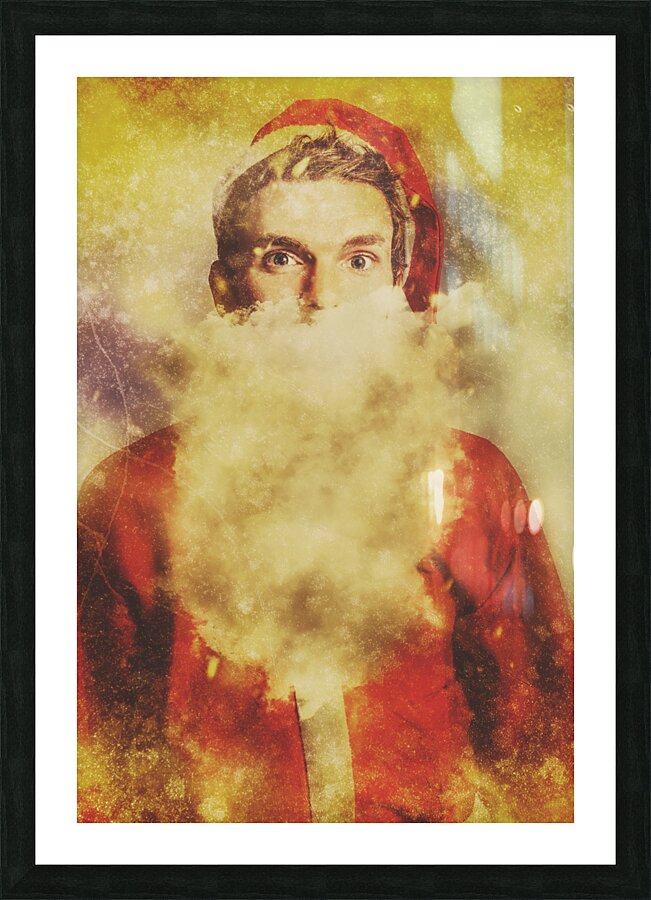 Vintage christmas dreams Picture Frame print