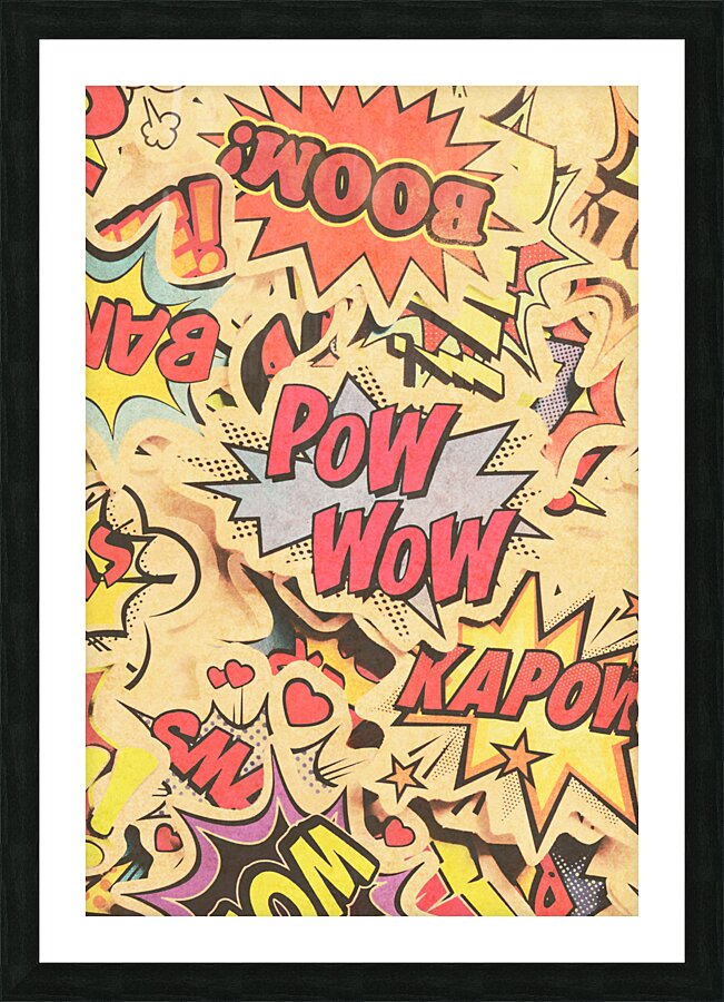 Banging on! Picture Frame print