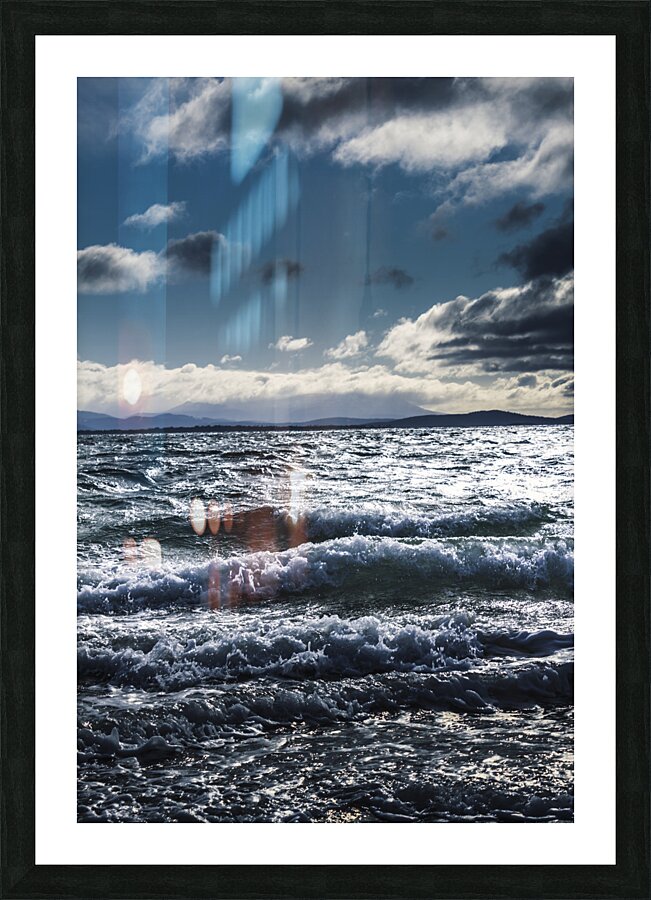 Shallows and depths of Adventure Bay Picture Frame print