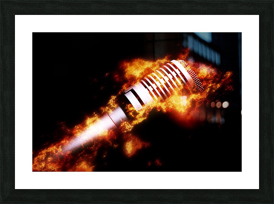 Fire it up Picture Frame print